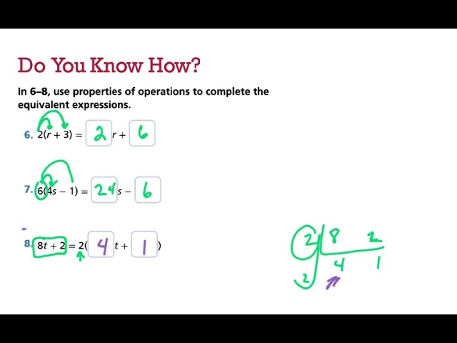 Topic 3 Lesson 8 Do You Know How