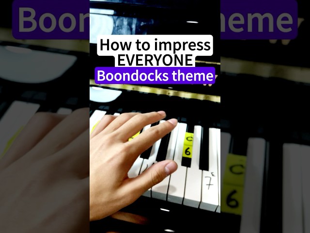 Boondocks theme - easy piano tutorial