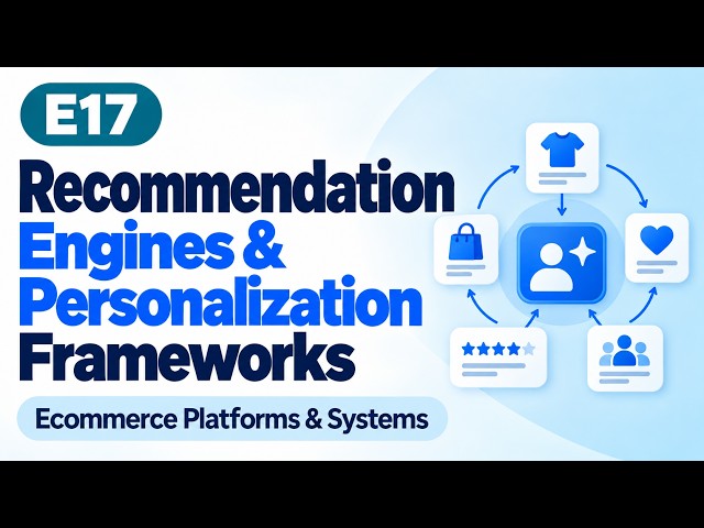 E17 | Recommendation Engines & Personalization Frameworks | Ecommerce Platforms & Systems | Uplatz