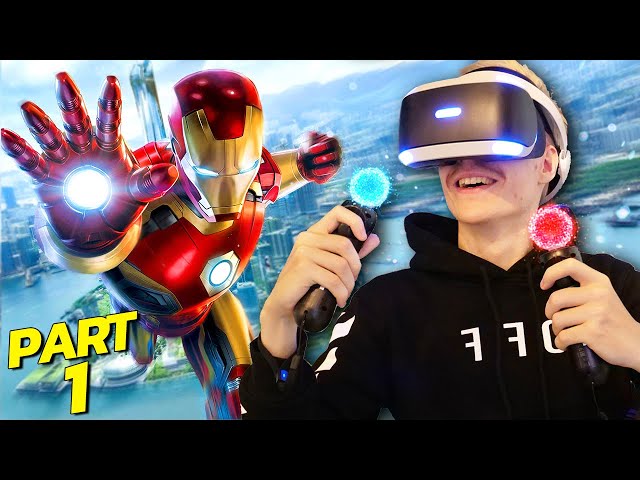 BECOMING IRON MAN IN VIRTUAL REALITY | Marvel's Iron Man VR - Part 1 (PS4 Walkthrough/Gameplay)