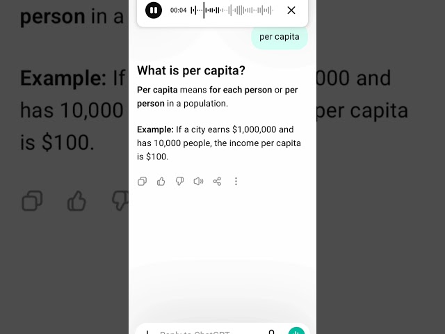 per capita
