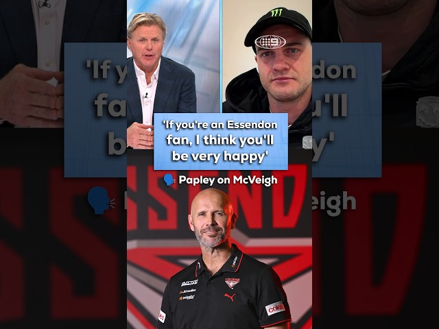 'I love him': Tom Papley on why Essendon made the right call #AFL #Footy