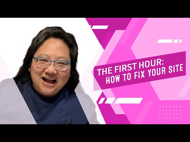 Web Access Pro: The First Hour—Fix Your Site for Accessibility