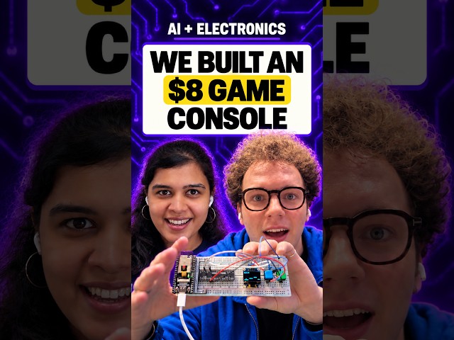 We built a video game on an $8 circuit 🎮 ft. Sam Beek (Schematik)