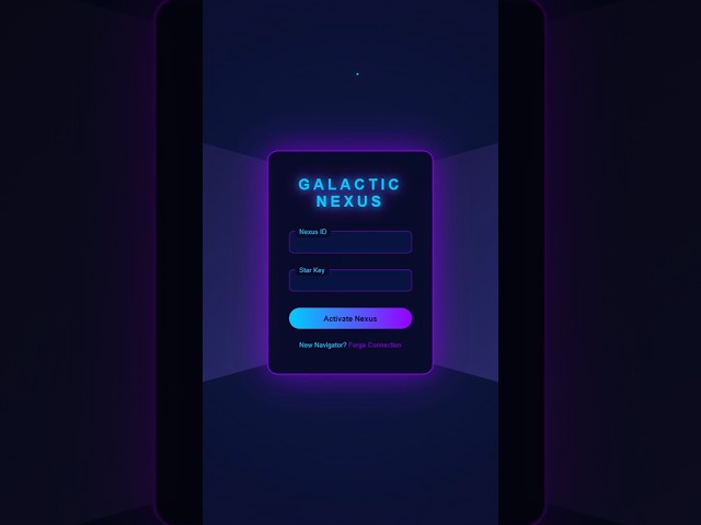 Try This Neon Login Form Using HTML CSS |#shorts #coding #trend #frontend #website #css #minivlog