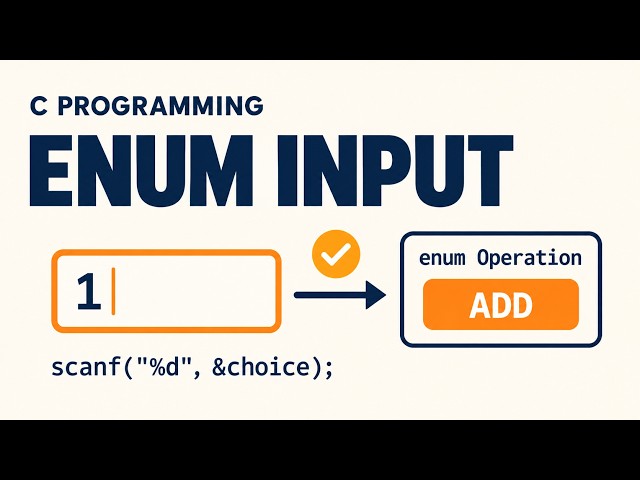 User Input for Enums in C | scanf, Type Casting & Input Validation