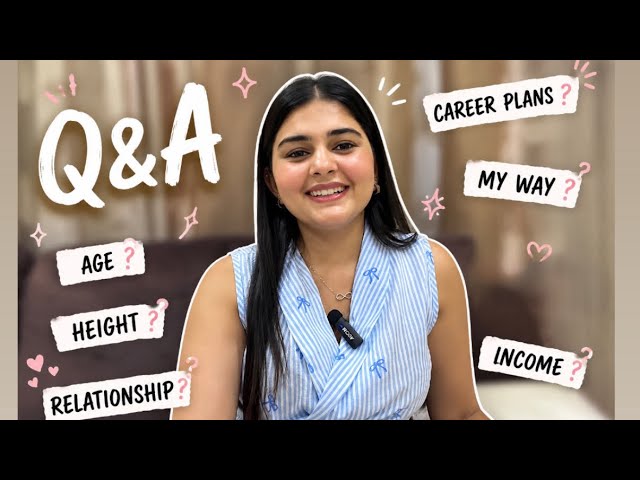 My First Q&A 🩵 | Answering Your Most Asked Questions!