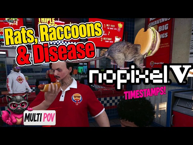 NoPixel V Rats, Raccoons & Disease | GTA RP