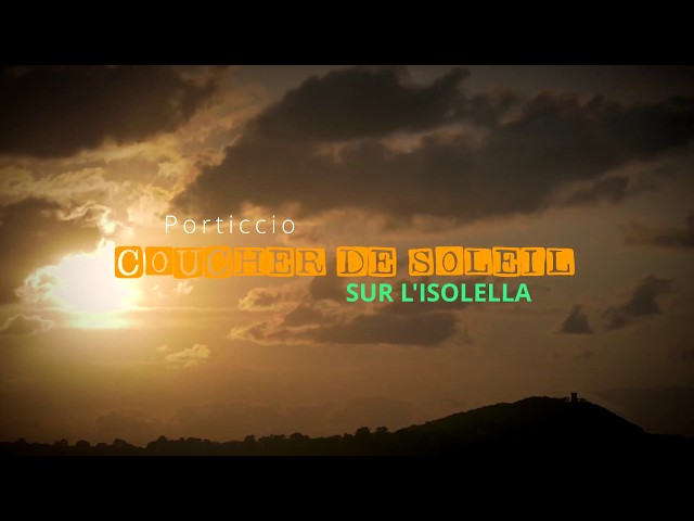 [SIMPLEMENT.] Porticcio - Coucher de soleil sur l'Isolella