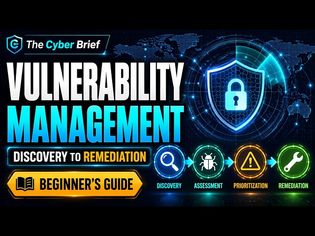 Vulnerability Management Explained: From Discovery to Remediation | Complete Beginner’s Guide