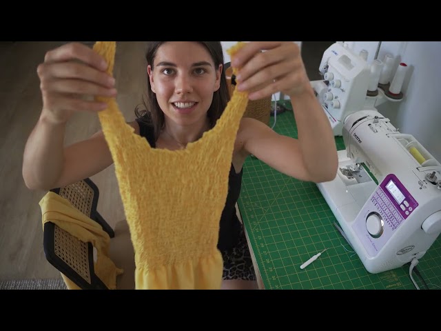 Shirred Dress Sewing Tutorial | Easy Summer Dress 💛