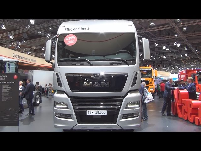 MAN TGX 18.500 4x2 BLS EL Long Haul Tractor Truck (2017) Exterior and Interior in 3D