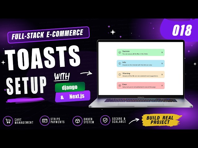 018 Toasts | Django + Next.js E-Commerce