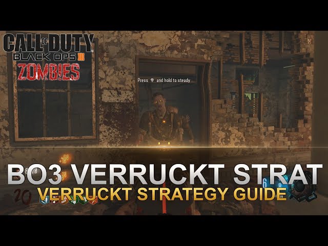 Black Ops 3 Verruckt SOLO CAMPING STRATEGY (ZOMBIE CHRONICLES)
