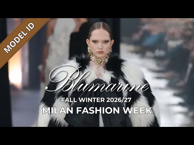 Blumarine Fall Winter 2026/27 Fashion Show Model ID | Milan Fashion Week