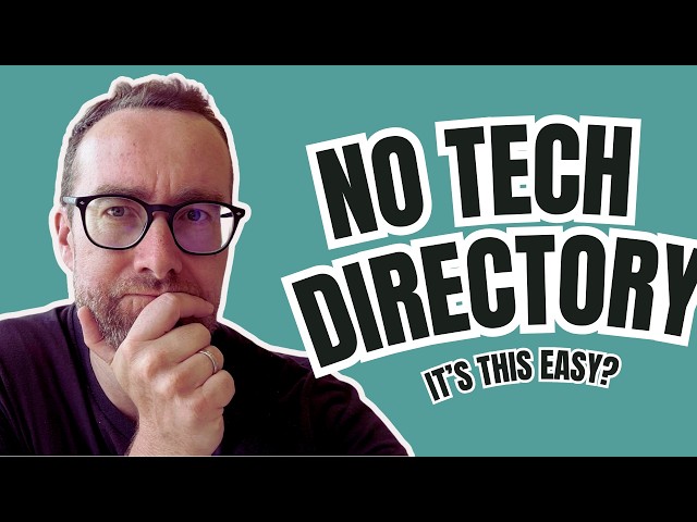 Easiest Way To Build Online Directories (NO CODE!)