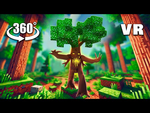 VR 360° THE FOREST IS ALIVE (Minecraft Animation)