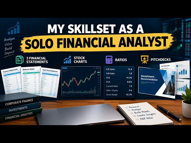 My Skillset as a Solo Financial Analyst.