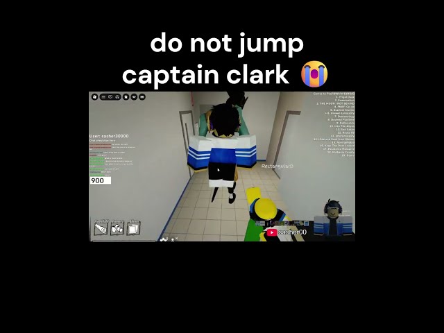 jumping captain clark was a mistake 😭😭 #roblox  #robloxedit #unseenliminality #backrooms