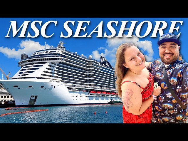 I Swore I'd NEVER Sail MSC...Until I Saw The Price! Boarding MSC Seashore For Our FIRST EVER Cruise!
