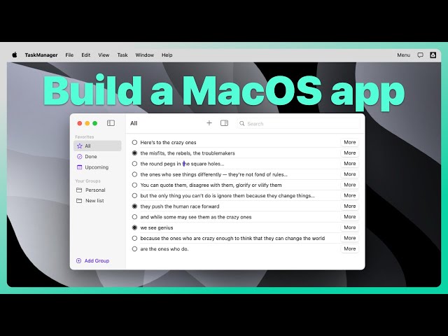 How to build a macOS app for beginners (2023, Swift, SwiftUI, Xcode 15) - mac development course