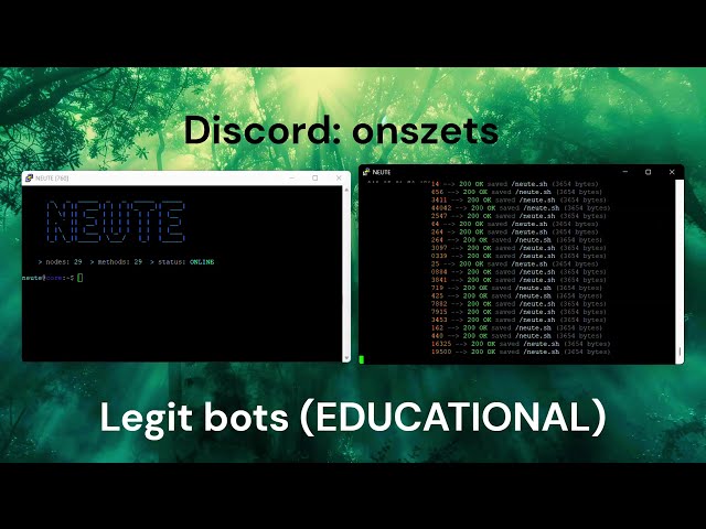 NEUTE NEW EXPLOIT | HOW TO LOAD BOTS TO UR NET | EXP | L4/L7 POWER | BOTNET RAW |  (EDUCATIONAL)