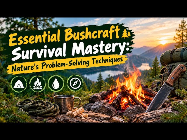 P3_ Essential Bushcraft Survival Mastery: Nature's Problem-Solving Techniques #survival 