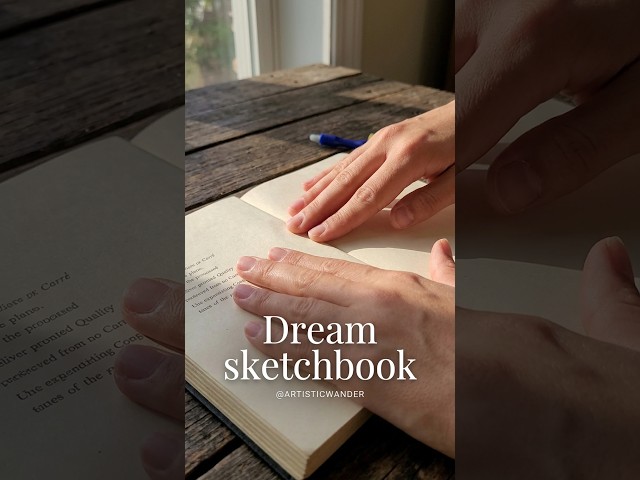 How To Glue An Old Book Into Your Dream Sketch Book #art #sketch #books
