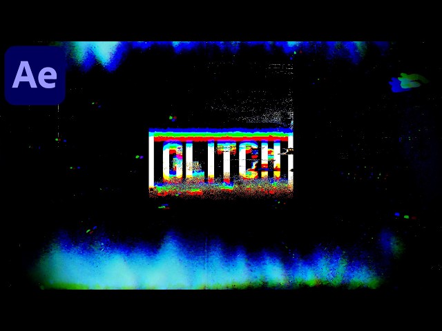 Glitch Logo Reveal Animation in After Effects - After Effects Tutorial | No Plugins