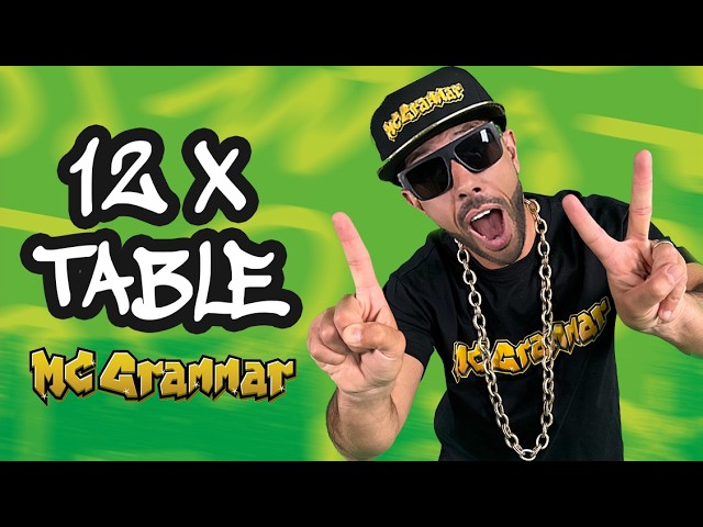 12 Times Table Song | Learn Multiplication Tables | MC Grammar 🎤 Educational Rap Songs for Kids 🎵