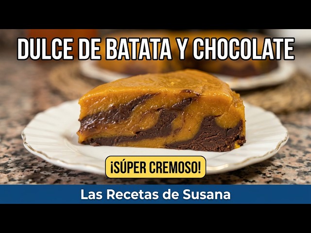 Homemade Sweet Potato and Chocolate Pudding | Easy and Creamy Recipe