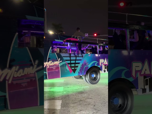 #miami #miamiparty #partybus