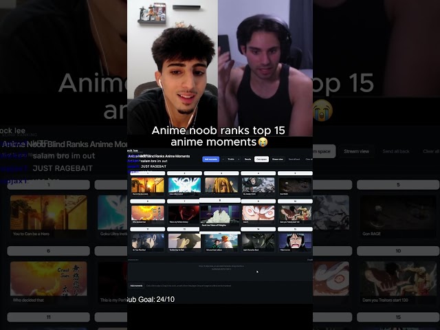 Anime noob ranks top 15 anime moments😭