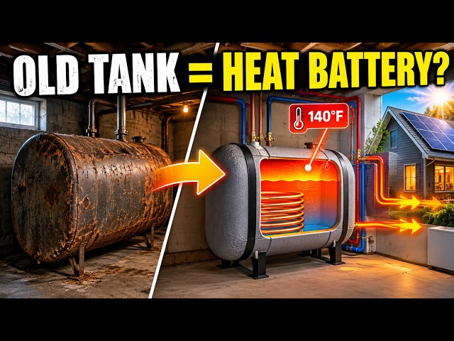 That Old Oil Tank in Your Basement Could Be a Heat Battery — Here's How
