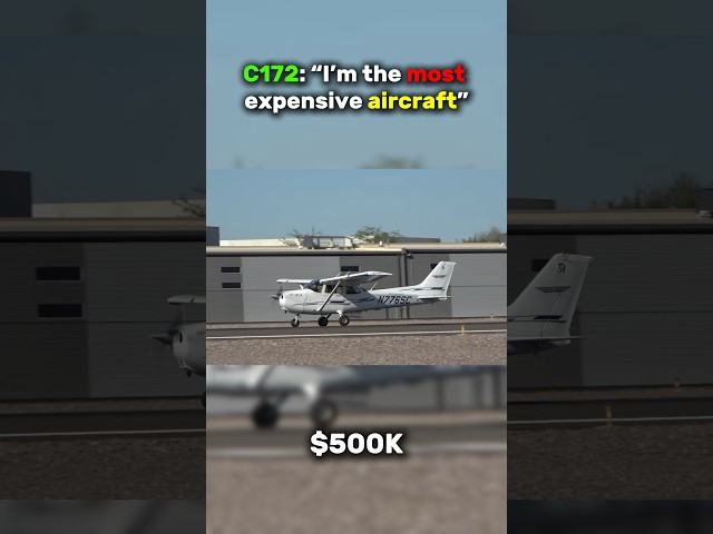 C172 is the most expensive aircraft😂 #shorts #aviation #airplane  #boeing #airbus #b2 #edit #fyp