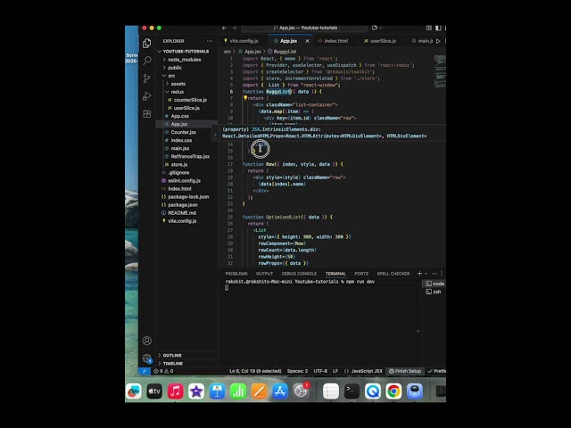 Why 5,000 React Items Crash Your Browser