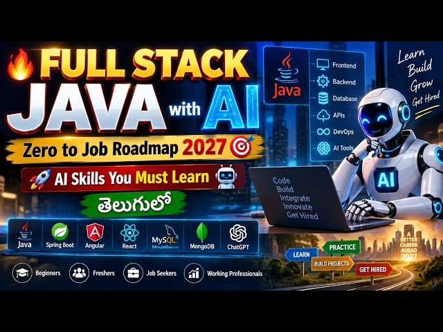 Full Stack JAVA with AI | Complete Beginner Guide 2027 | Full Stack JAVA Jobs | Naresh IT