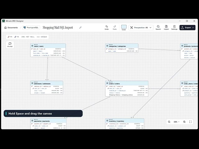 Winwin ERD Designer — A clear view of your database