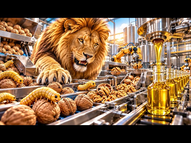 Inside a Walnut Oil Factory