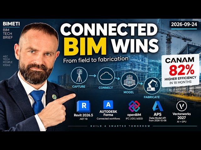 #ENG 2026-09-24 | Connected BIM Data Wins: Revit .NET 10, Forma and openBIM #BIM