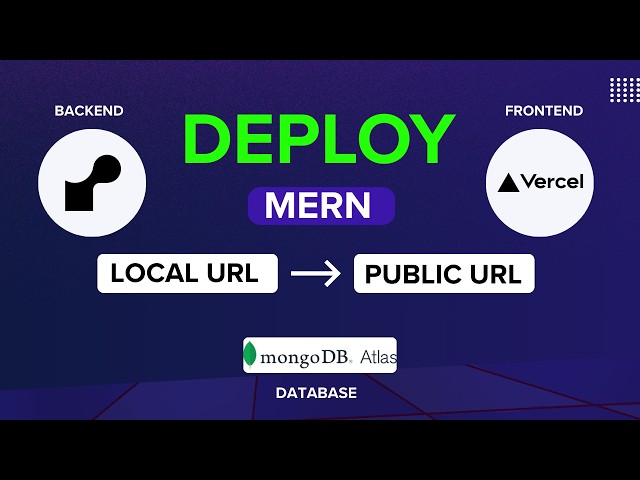 Deploy MERN Stack app using Render, Vercel and mongoDB Atlas