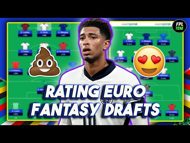 BRUTALLY RATING YOUR EURO 2024 Fantasy FIRST DRAFTS 👀