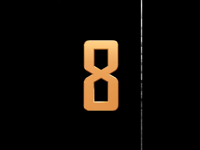 Transparent Countdown Timer - 10 seconds