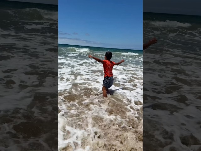 Ocean vs boy #shorts #shortvideo