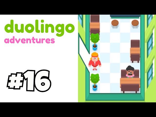 Duolingo Adventures Game - Eddy and Oscar at a Restaurant in Mexico City - Learn Spanish Level 16 