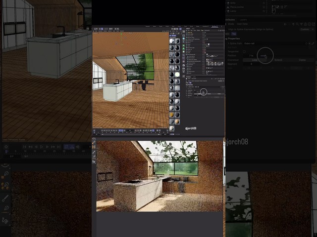Building Scenes | BTS Coffee Grinder #cinema4d #redshift
