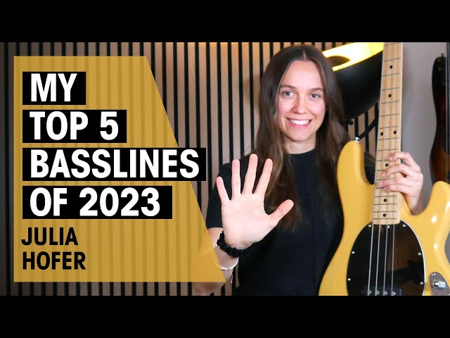 Top 5 Basslines of 2023 | Julia Hofer | Thomann