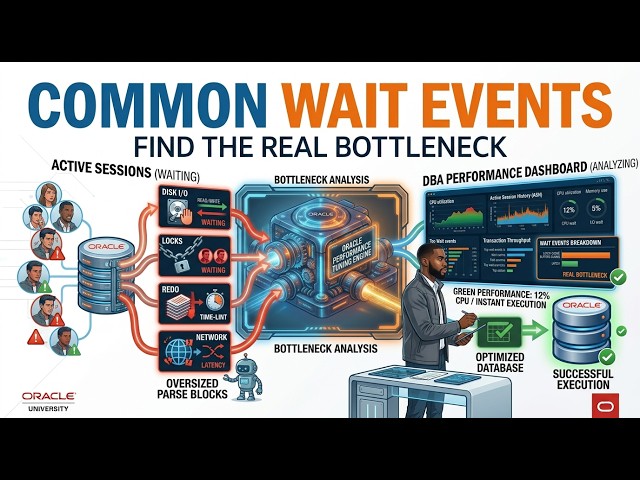 Wait Events Explained | I/O, Locks, Concurrency & Performance Tuning