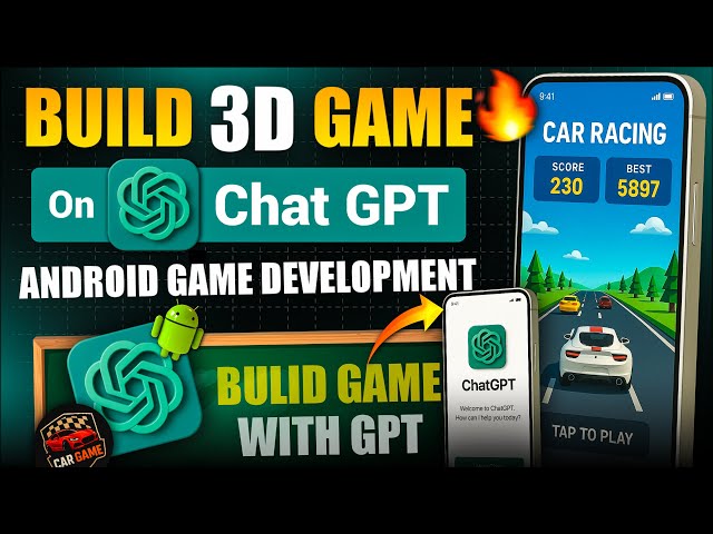 Create a 3D Game on Mobile Using ChatGPT | Complete Mobile Game Development Tutorial