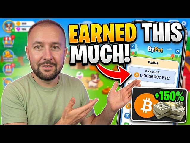 How Much BITCOIN I Made Playing ByPet (Proof & Update)